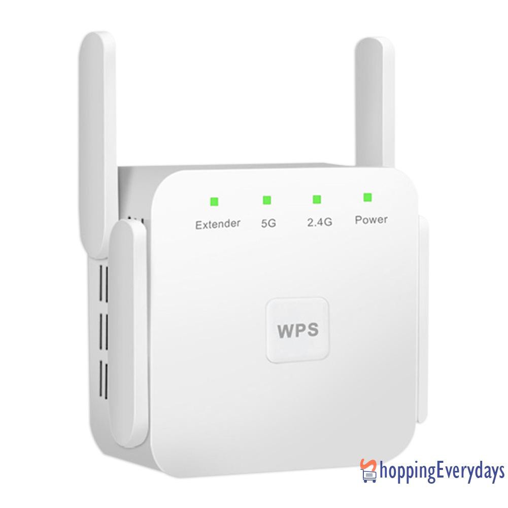 Thiết Bị Khuếch Đại Tín Hiệu Wifi 4 Nấc 2.4ghz 5.8ghz 1200mbps