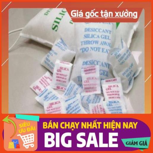 [NEW] Hạt Hút Ẩm Silicagel 100g Bịch 400gram (4 Gói) sử dụng trong thực phẩm, quần áo, giày dép, khửi mùi hôi