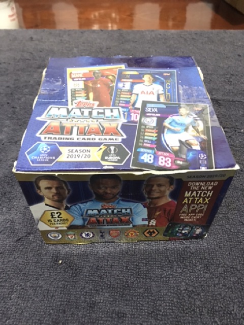 [ Full box ] Match attax Champions league mùa 19/20 ( 360 thẻ )