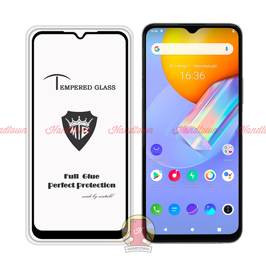 Kính Cường Lực 9H Mietubl Vivo Y51 2020 vivoY51 2020 Full Màn Đen Full Keo Thế Hệ Mới Chống Va Đập Độ Trong Suốt Cao