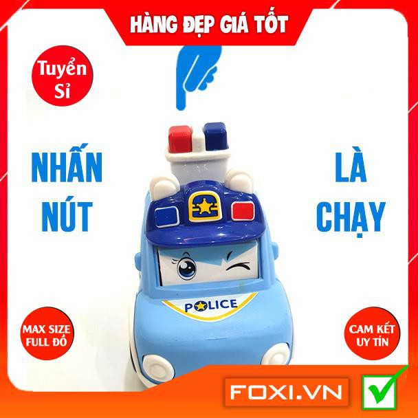 Xe đồ chơi cảnh sát police màu hồng và màu xanh siêu dễ thương cho các bé