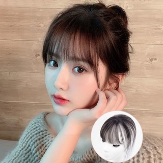 Mái thưa che hói chữ M, hói đỉnh đầu, hói 360 độ - Tóc mái giả cao cấp, sợi mềm màu sắc tự nhiên