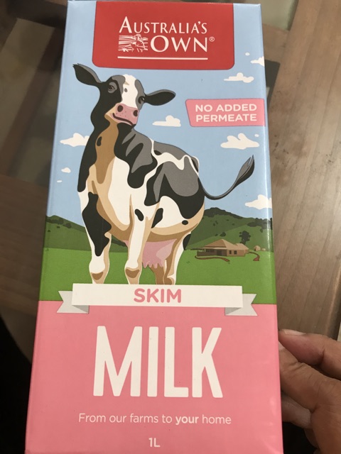 Combo 4 lit Sữa tươi nguyên kem không đường Own Úc 1lit