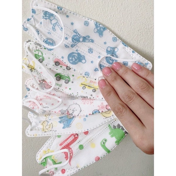 Gói 10 chiếc khẩu trang DK 94 hay còn gọi là Kf94 cho bé trên 4 tuổi