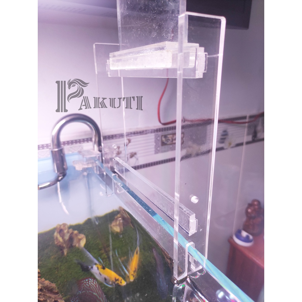 Chân gác đèn thẳng acrylic hồ cá thủy sinh cao cấp