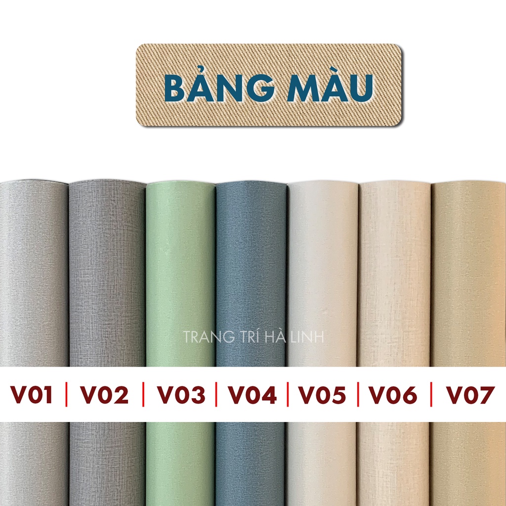 Dán tường một màu trơn pastel giấy dán phòng ngủ đẹp