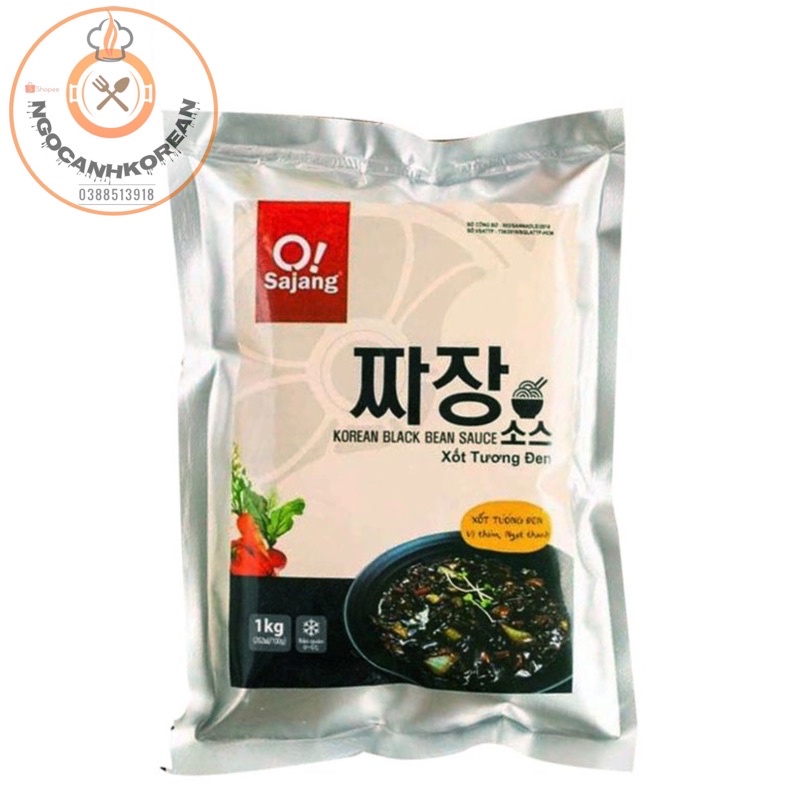 &lt;HOT&gt; Sốt tương đen 1kg Hàn Quốc O!sajang