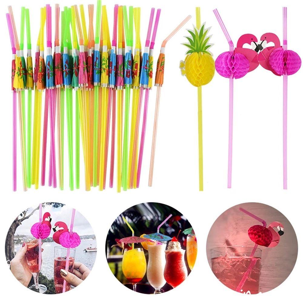 Set 1 / 25 Ống Hút Trang Trí Bánh Cupcake Tiện Dụng
