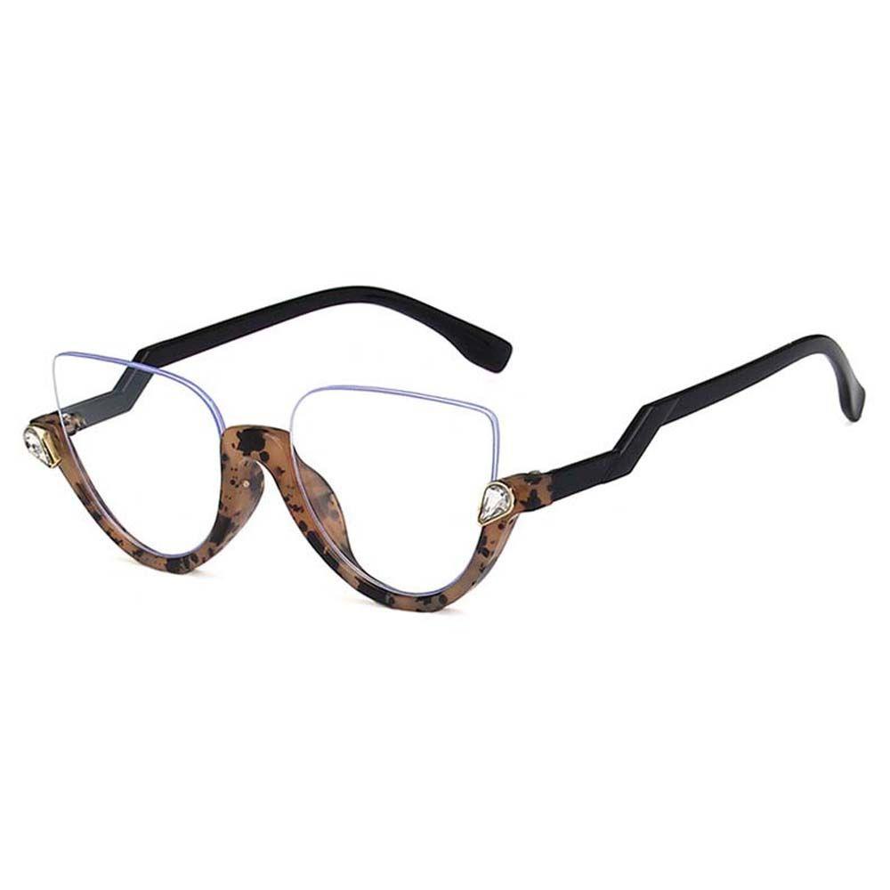 Kính Chống Tia UV / Bức Xạ Thời Trang Sang Trọng Cho Nữ|Kính Mát Nửa Gọng Thời Trang