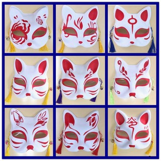 Mặt Nạ Nửa Mặt Hình Cáo-Mặt nạ hóa trang con cáo hồ ly trong dịp Halloween