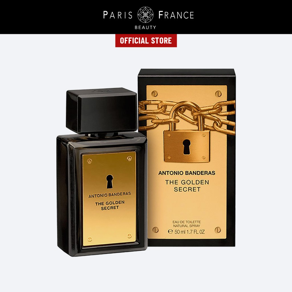 Paris France Beauty - Nước Hoa Nam Antonio Banderas Golden Secret EDT 50ml