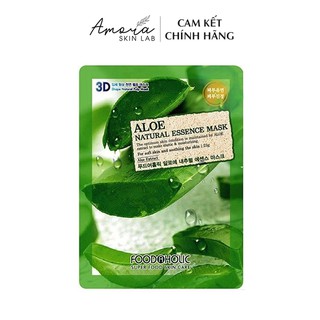 Miếng Mặt Nạ Nha Đam 3D Foodaholic Hàn Quốc - Amora Skinlab