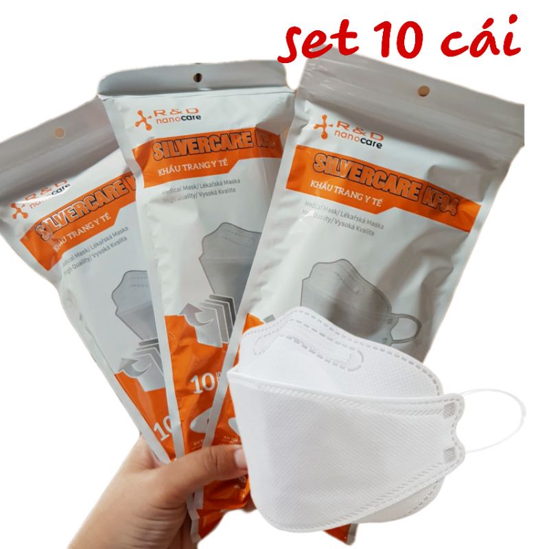 Thùng 300 Khẩu Trang Y Tế 4 Lớp GH KF94  Kháng Khuẩn Và Chống Bụi Mịn Cao Cấp