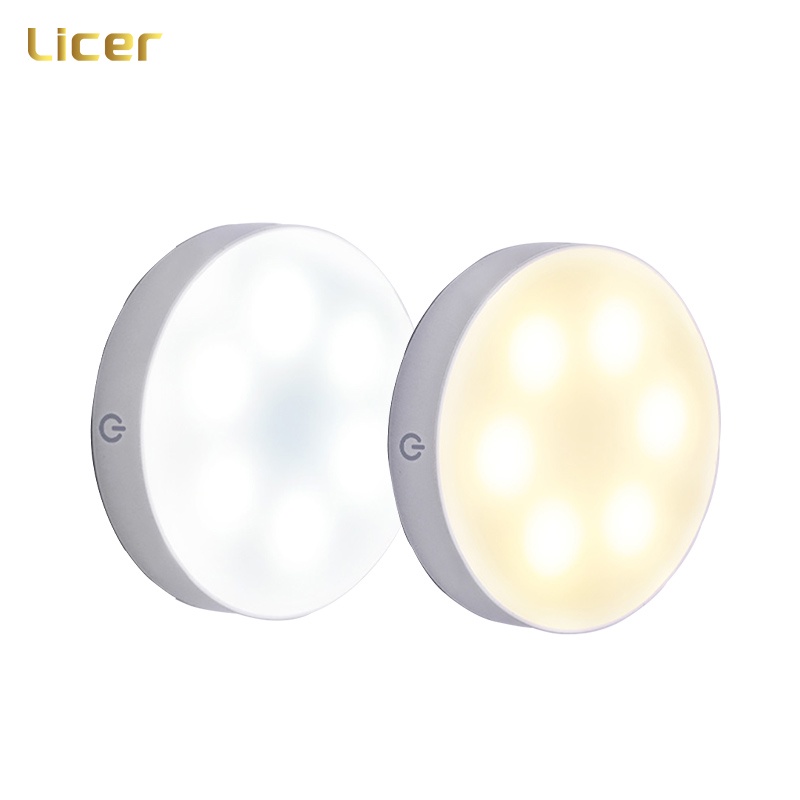 Đèn ngủ LED cảm biến LICER có thể điều chỉnh độ sáng 700mAh sạc USB để đầu giường dành cho trẻ em