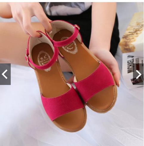 Giày sandal ngang chiến binh đen Mys Lucky Foot