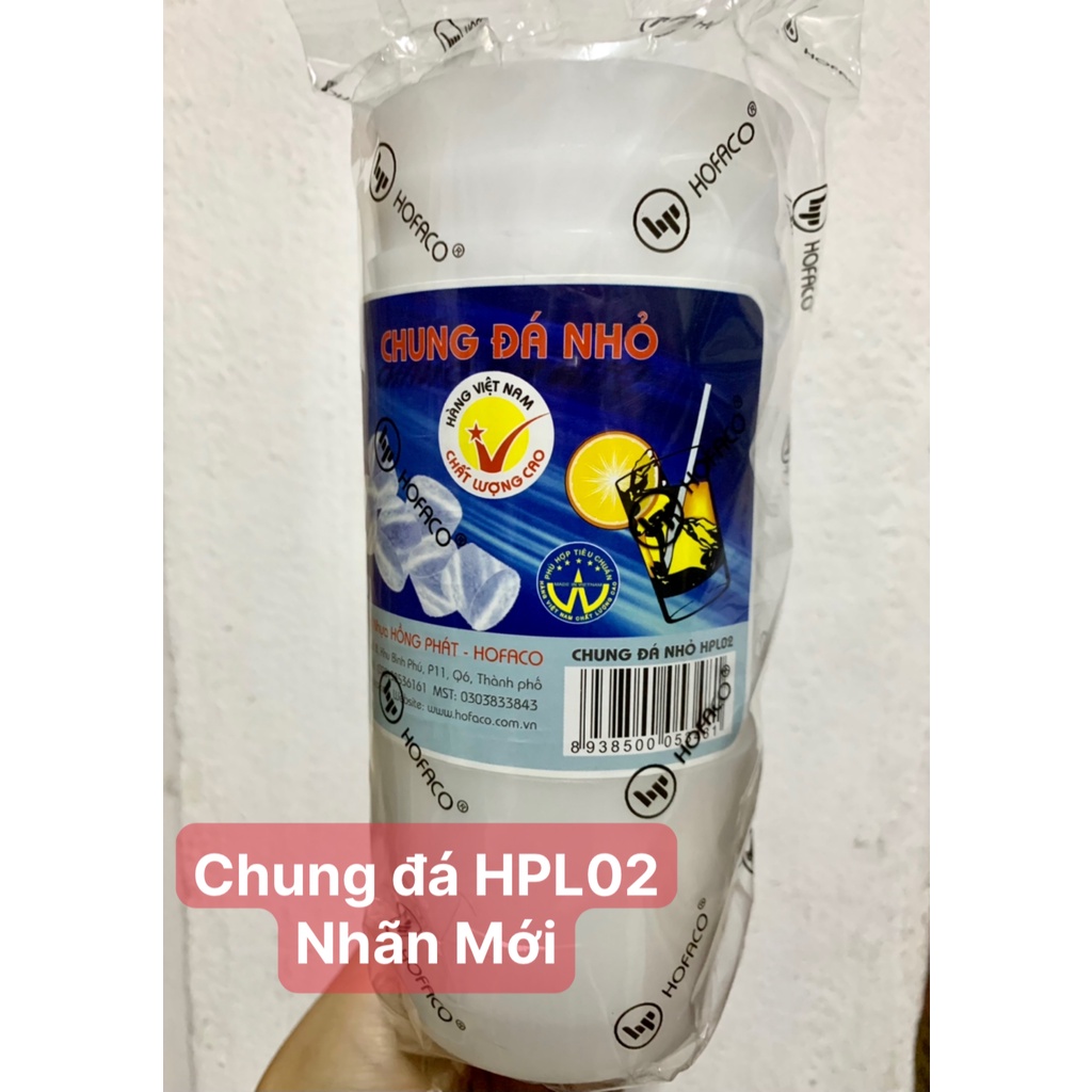 Chung làm đá bằng nhựa Hofaco – Chung nhỏ HPL02 – Cốc làm nước đá bằng nhựa cao cấp