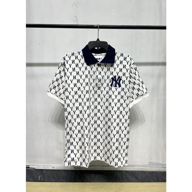 Áo Polo MLB Monogram mã TG36 - Full tem tag