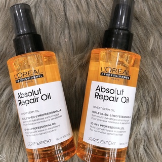 ( Mẫu mới nhất ) Tinh dầu dưỡng tóc ABSOLUT LOREAL phục hồi tóc hư tổn