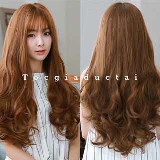 Tóc giả nữ nguyên đầu đầu xoăn 02