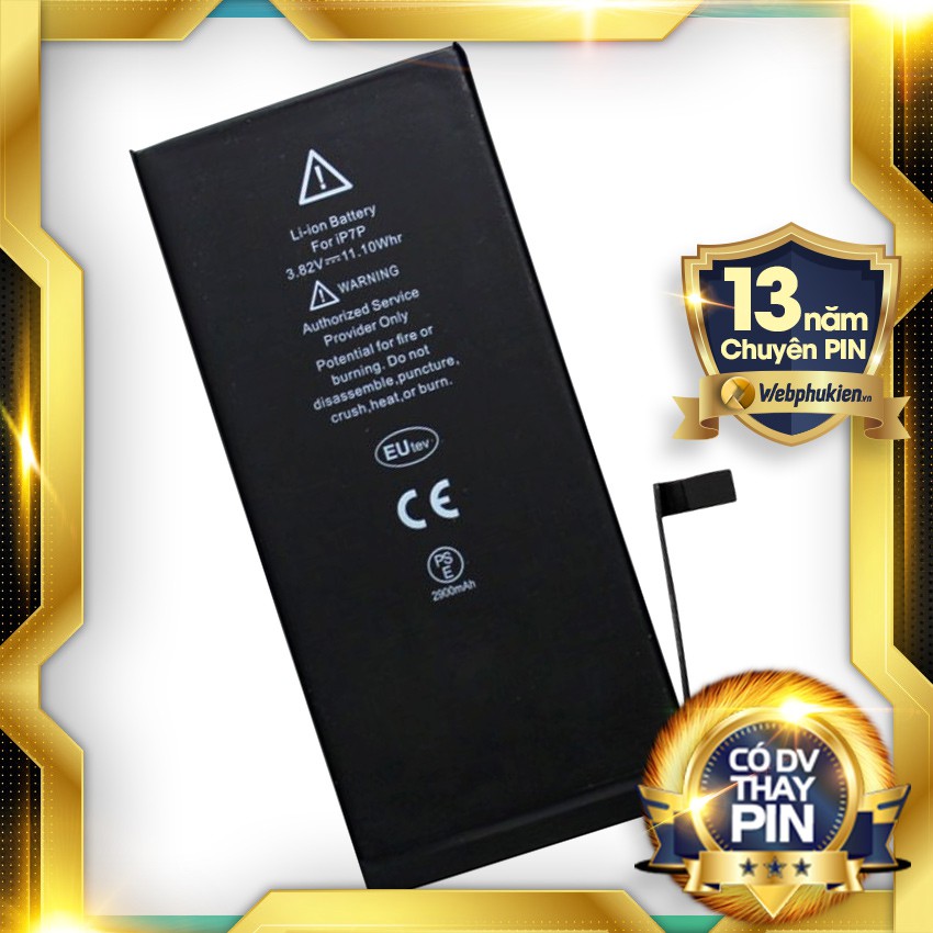 Pin Zin hiệu Webphukien cho điện thoại 7- PỜ-lus - 2900mAh