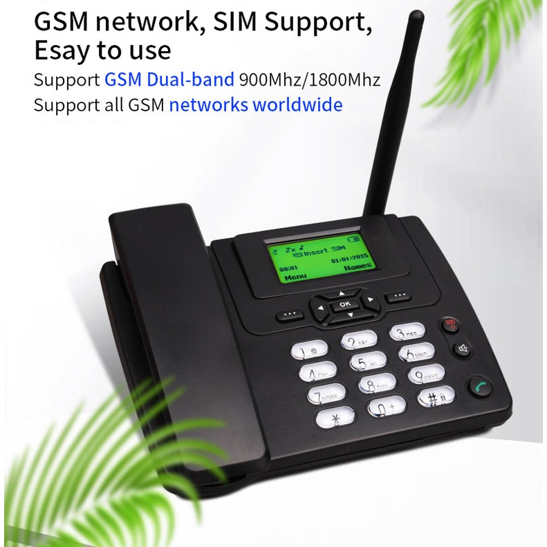 Điện thoại bàn không dây lắp mọi loại sim gphone, homephone, vina, mobi, viettel..chuyên dụng MACONE 3125i