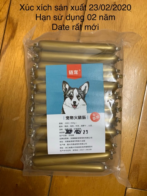 [Mã PET50K giảm Giảm 10% - Tối đa 50K đơn từ 250K] [LINK SỈ] XÚC XÍCH CHÓ MÈO 30 CÁI 5 VỊ
