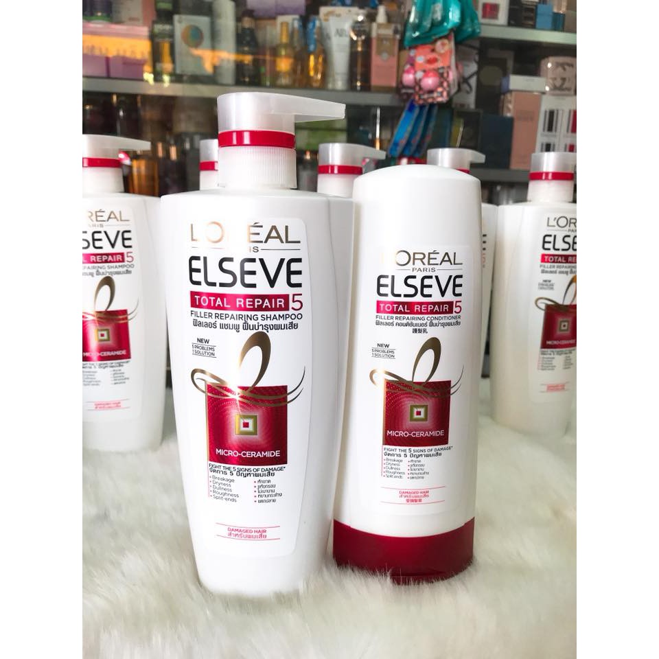 Dầu gội - xả - ủ phục hồi tóc Loreal Total Repair công ty chính hãng
