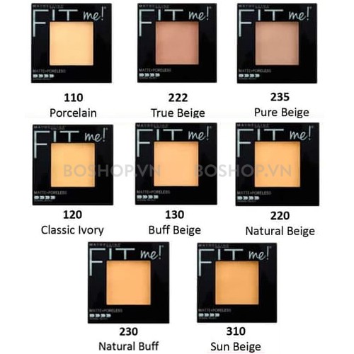 Phấn Phủ Mịn Lì Fit Me Maybelline Fit Me Matte + Poreless Powder HSK6548-161