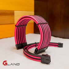 [Mã ELSE50 giảm 50k] Dây nguồn bọc lưới nối dài 24Pin- 8Pin-6Pin 4Pin lõi 18AWG