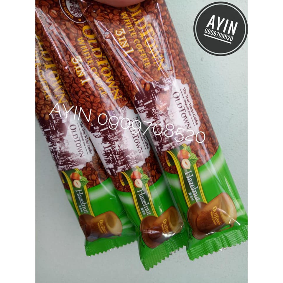 Cà phê trắng Oldtown HAZELNUT Malaysia -  Gói lẻ uống thử | BigBuy360 - bigbuy360.vn