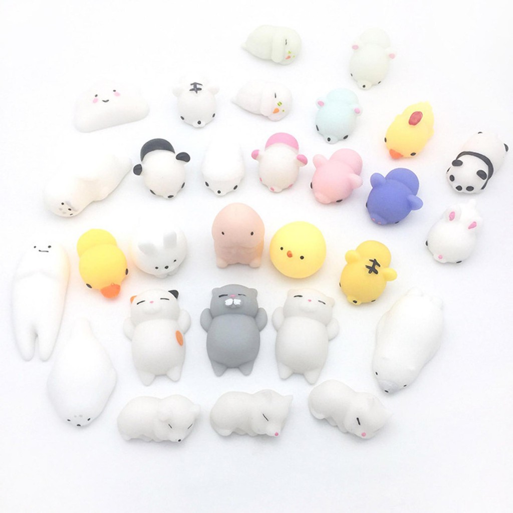 (có sẵn)  Squishy Mochi Thú Dẻo Cực Dễ Thương (Mẫu Ngẫu Nhiên)