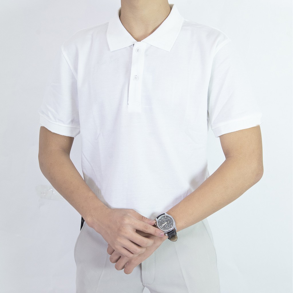  Áo Thun Phông Nam Trơn Tay Ngắn có cổ bẻ đẹp Polo Nam cao cấp chất cotton FAVITI AT01 | BigBuy360 - bigbuy360.vn