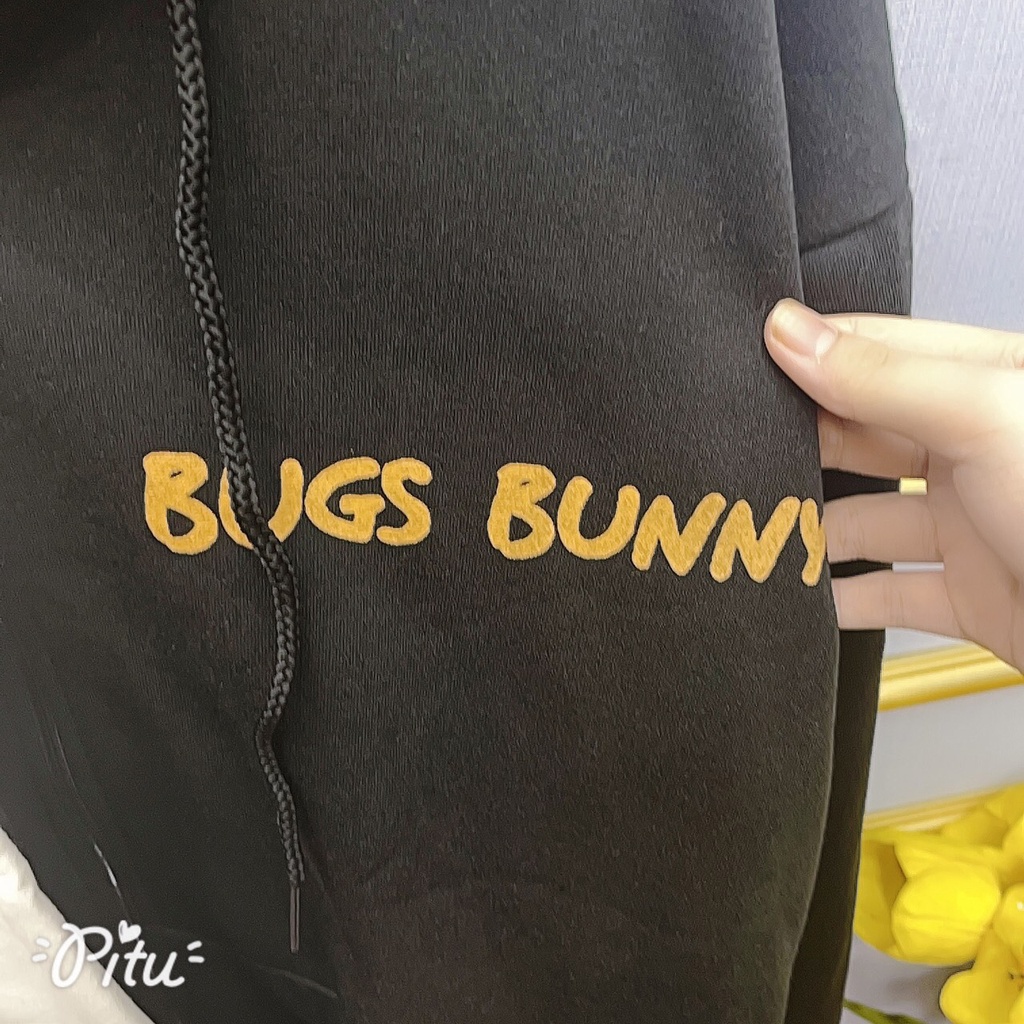 [Có Video Thật + Ảnh Thật] Áo Khoác Nỉ Dày Dặn 2 Màu In Hình Thỏ Bunny Bug Mã 577 - Daisy Clothings | BigBuy360 - bigbuy360.vn