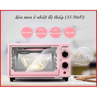 Lò Nướng Mini Ukoeo 12 lít, Màu Hồng