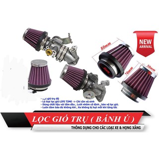 Lọc gió trụ bánh ú KN 1:1