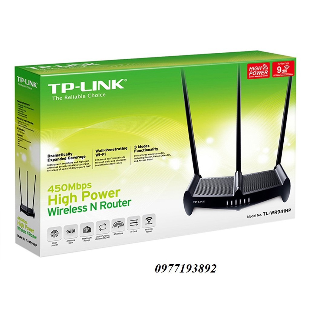 Phát Wifi TP-Link TL-WR941HP Chính hãng