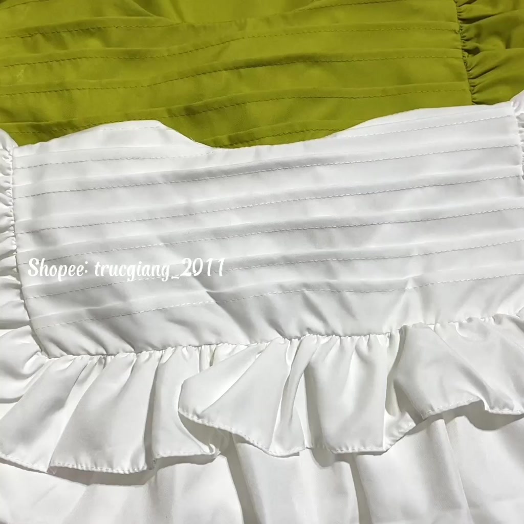 [Xs,S,M,L] Áo babydoll xếp ly ngang tay cánh tiên | BigBuy360 - bigbuy360.vn