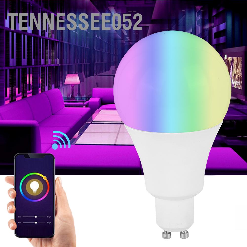 [Hàng Sẵn] Bóng đèn LED thông minh WiFi Bluetooth RGB Thay đổi màu sắc làm mờ cho Amazon / alexa / google / home / IFTTT / Tmall Genie 85-265V【Tennessee052】