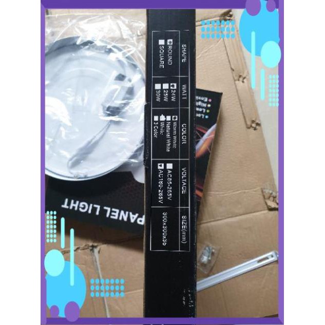 Đèn led ốp trần 24w siêu sáng Tròn - Vuông [ ốp nổi ]