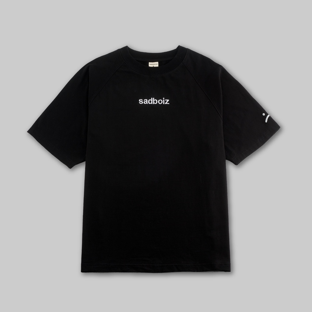 LlJa /Áo Thun Nam Nữ SADBOIZ Đen Signature, Tee Phông Local Brand Basic Sadboy Tay Lỡ Chữ Thêu Full Tag Ulzzang SATO SHO