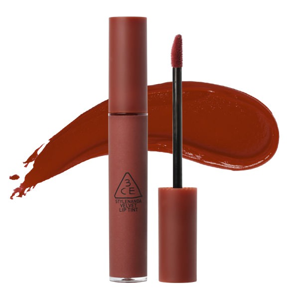  Son Kem 3CE Velvet Lip Tint: Taupe - Đỏ Nâu