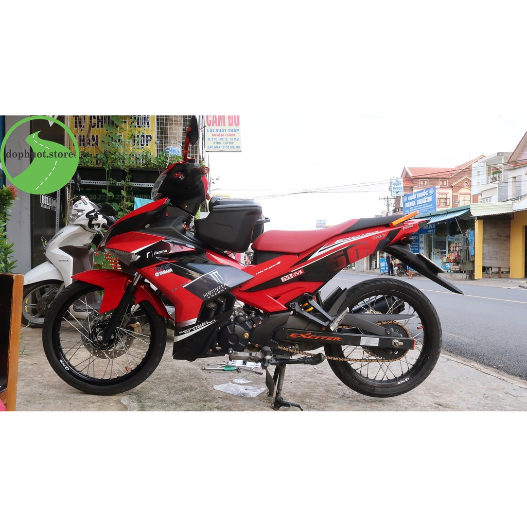 Gắn thùng Givi G12N cho Exciter 150/135/125/155