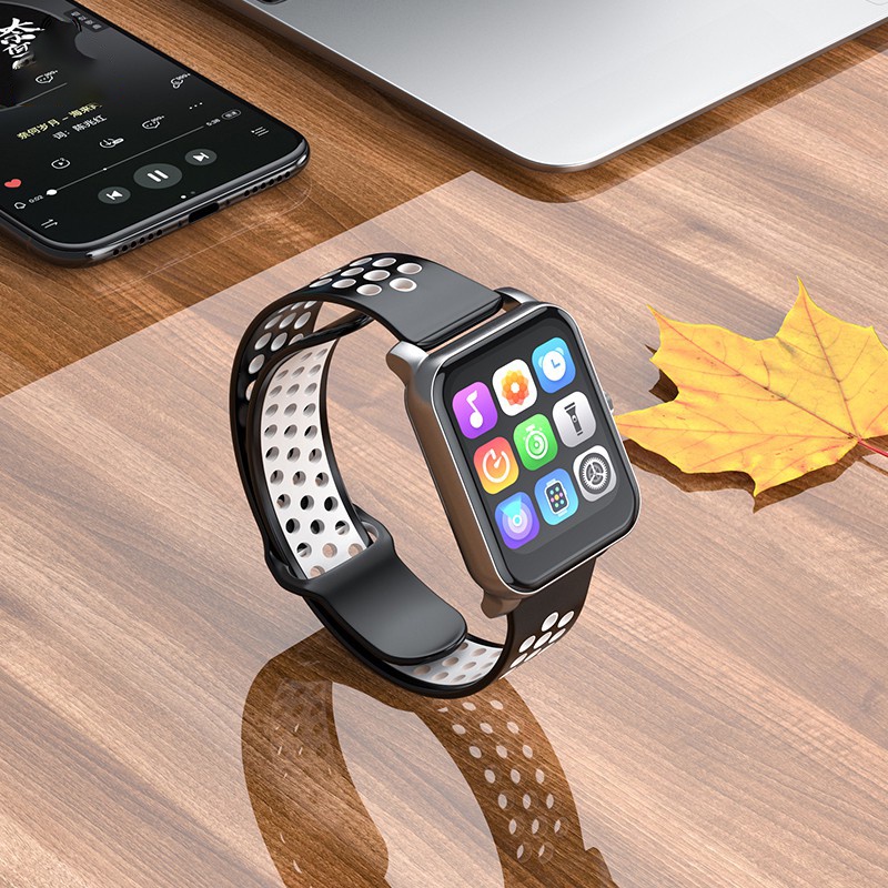Máy nghe nhạc Ruizu M19 đeo tay cao ấp,kiêm đồng hồ, màn hình IPS sắc nét, kết nối bluetooth và đo nhịp tim