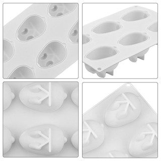 Khuôn silicon 6 thỏ 3D (KSL 07)