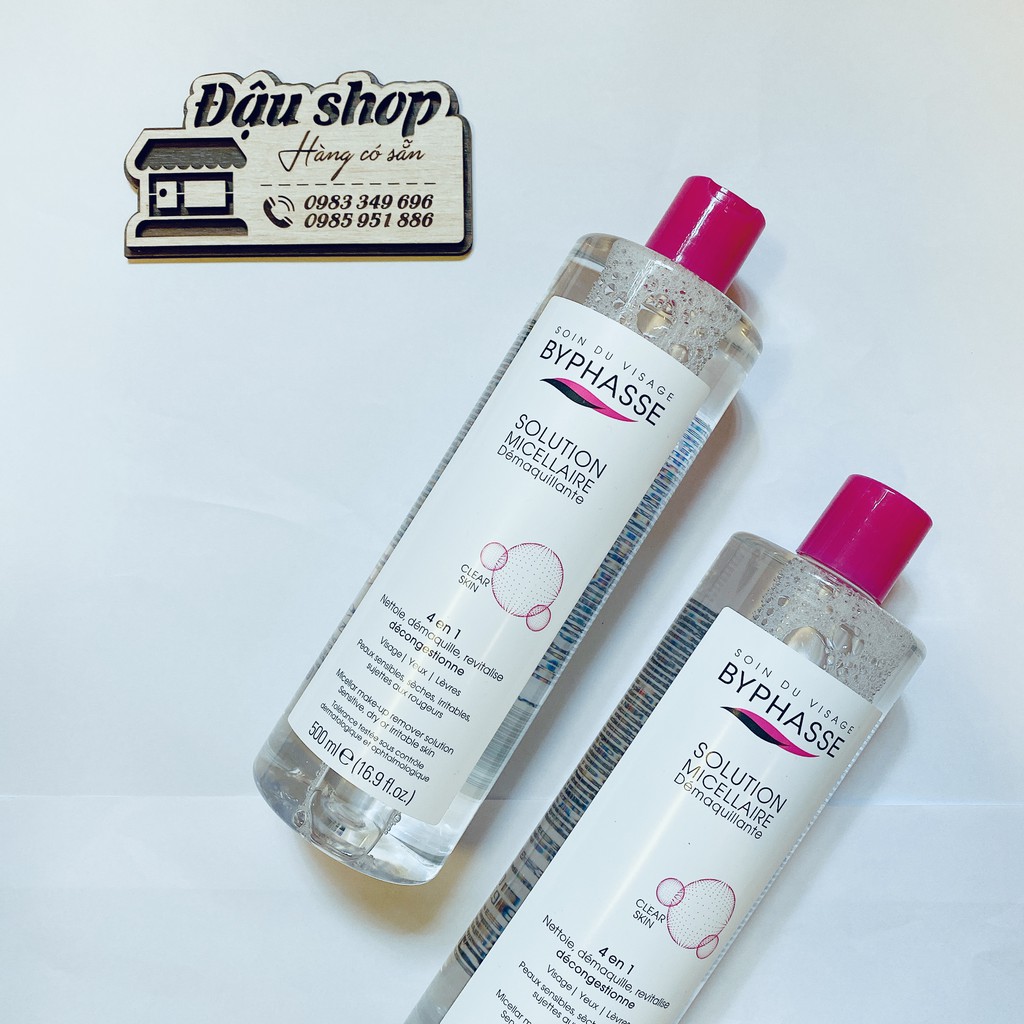 Nước tẩy trang BYPHASSE SOLUTION MICELLAIRE