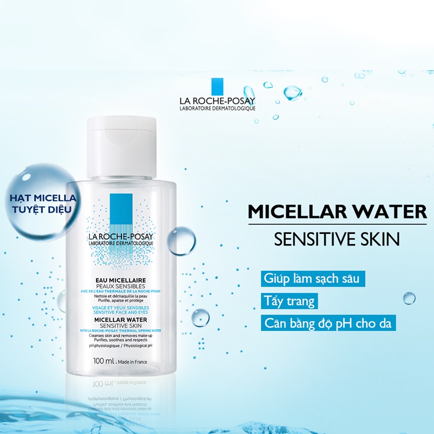 La Roche Posay Micellar Water Ultra Sensitive Skin - Nước tẩy trang làm sạch sâu cho da nhạy cảm