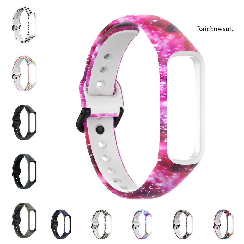 Dây Đeo Silicon Mềm Thay Thế Cho Đồng Hồ Thông Minh Samsung Galaxy Fit2 Sm-R220