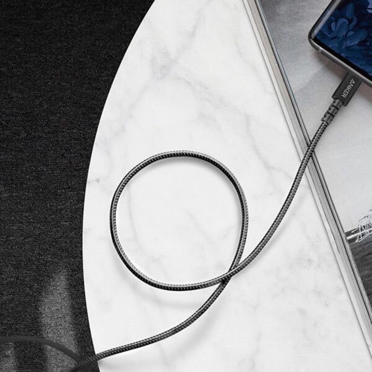 Cáp sạc Type C ANKER PowerLine Select+ USB-A to USB-C 2.0 chiều dài Anker A8023 dài 1.8m
