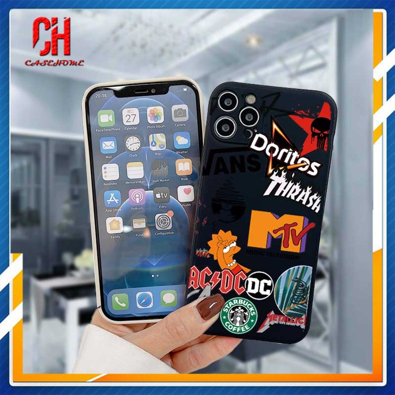 Ốp Điện Thoại Mềm Họa Tiết Graffiti Cho compatible for IPhone 11 12 13 PRO MAX 6 7 6S 8 Plus X XR XS MAX 11 12 13 mini Se 2020 6SPlus 7Plus 6Plus 8Plus XSMAX