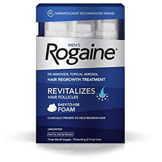 Thuốc chăm sóc và kích thích mọc tóc Minoxidil 5% Men's Rogaine Foam
